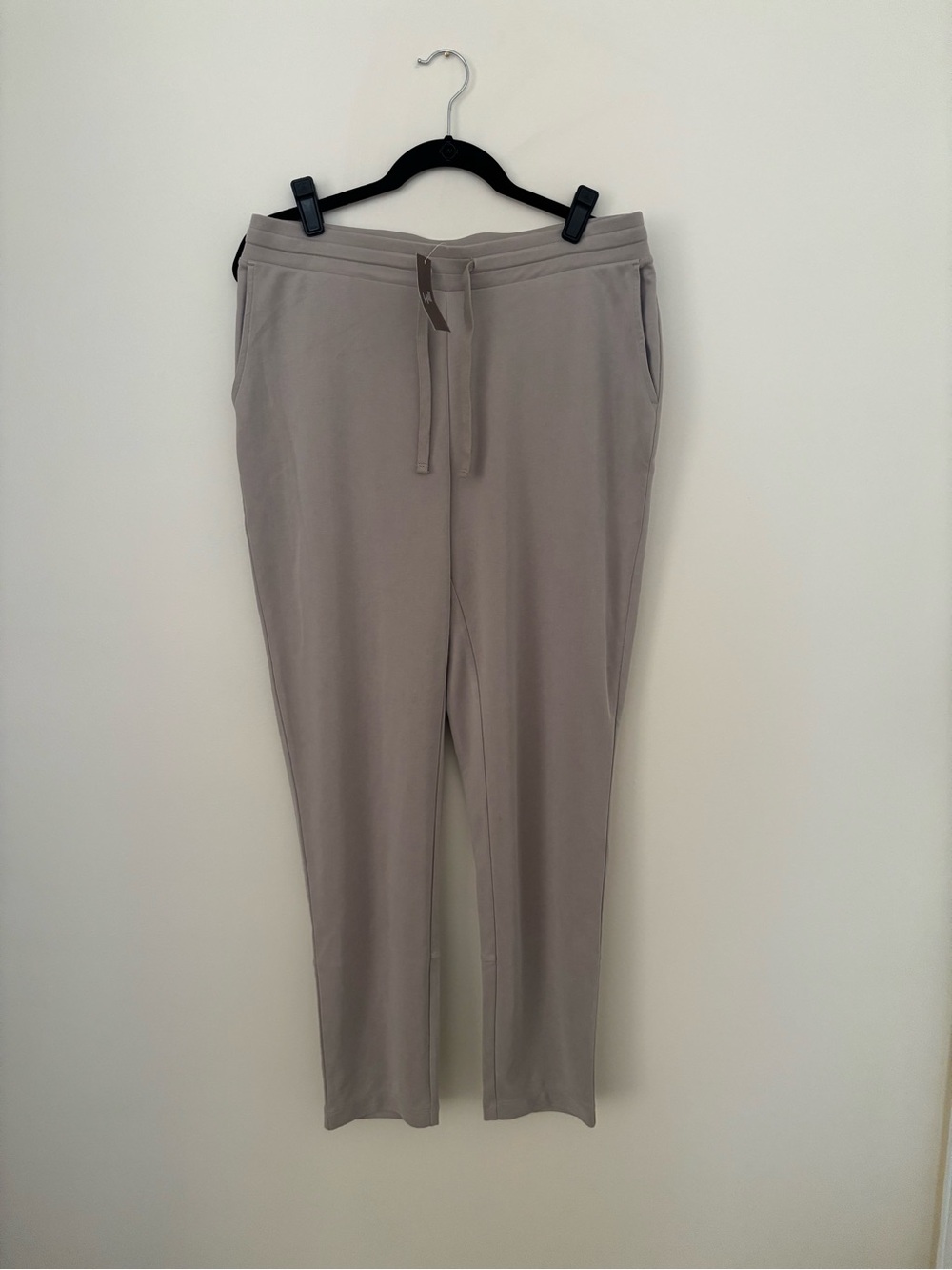 J. Jill Drawstring Pants in Taupe Gray